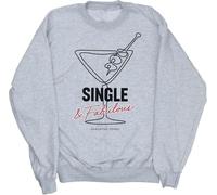 And The City - "Single And Fabulous" Sweatshirt für Damen BI48223 (L) (Grau)