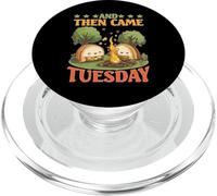 And Then Came Tuesday Taco Craving Food Jokes PopSockets PopGrip pour MagSafe