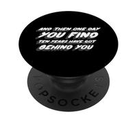 and Then One Day You Find Ten | Dark Side of Pink PopSockets PopGrip Adhésif
