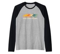 and They Off - Fan de Course de Chevaux Manche Raglan