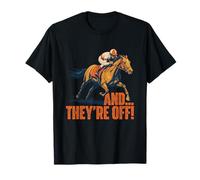 and They Off - Fan de Course de Chevaux T-Shirt