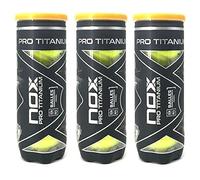 AND TREND Nox Pro Titanium Lot de 9 balles de padel 3 x 3 mm