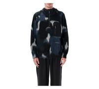 And Wander - Mix Shaggy Knit Sweat à capuche - Homme - Sweatshirts et sweats à capuche - Multicolore - Taille: S/M