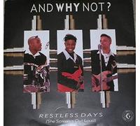 And Why Not - RESTLESS DAYS 7" (45) UK ISLAND 1989 2 TRACK SHAPED PIC DISC B/W HEY NA NA (ISP426) PVC SLEEVE