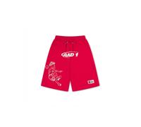 AND1 Pantalon 'Off The Rim' rouge / blanc, Taille 30