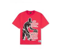 AND1 T-Shirt 'Rested On The 7Th Trash Talk' gris clair / rouge / noir / blanc, Taille XXL