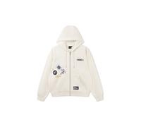 AND1 Veste de survêtement 'Respect The Game' écru / moutarde / noir / blanc, Taille S