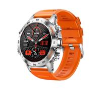 Anda-Montre Intelligente Étanche Ip67 Pour Homme,Montre Intelligente De Sport,Tracker De Fitness,Appel Bluetooth,Tiroir En Acier,Android,Ios,K52,1.39"" - Type Silicone Orange