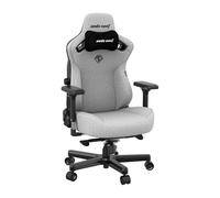 Anda Seat Kaiser 3 Grande Chaise Gaming en Tissue Gris - Fauteuil Gaming Adulte, Accoudoirs Réglables 4D, Grande Coussins pour la Tête et Les Lombaires - Chaise Gaming Ergonomique pour La Bureau
