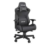 Anda Seat Kaiser Chaise Gaming Pro - Fauteuil Gamer Ergonomique en Cuir avec Support Nuque et Coussin Lombaire, Fauteuil Gaming Confortable pour Bureau et Jeux Vidéo, Noir