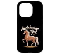 Andalousie Amateur de Chevaux équestre Coque pour iPhone 15 Pro