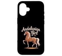 Andalousie Amateur de Chevaux équestre Coque pour iPhone 16