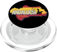Andalousie Espagne Carte Rétro Vintage Flamenco Souvenir PopSockets PopGrip pour MagSafe