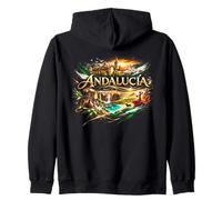 Andalousie Fierté du Sud Design Traditionnel Sweat à Capuche