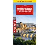 Andalusia, Costa Del Sol, Seville, Cordoba, Granada Marco Polo Map