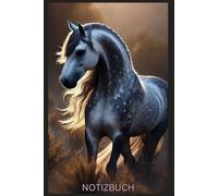 Andalusier Pferd Notizbuch, Buch: Das perfekte Geschenk für Pferde Liebhaber & Fans, mit Pferdemotiv Liniert: Kalender, Taschenbuch, Organizer, ... Ratgeber, Andalusian Horse Zubehör, Book