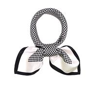 Andantino - Foulard carré 100% pure soie de mûrier pour cheveux - 68 cm - Pour homme et femme - En soie naturelle - Imprimé numérique, Medium