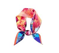 ANDANTINO Foulard carré léger 100% en soie de mûrier, perméable à l'air, imprimé numériquement, emballage cadeau, 53,5 cm, Medium