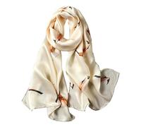 ANDANTINO Longue écharpe 100% soie de mûrier pour femme - Grand châle/foulard pour le cou - Bandeau oblong pour cheveux avec emballage cadeau, Large