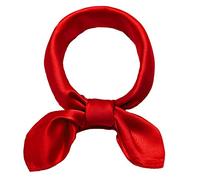 ANDANTINO Petit foulard léger carré unisexe 100% soie de mûrier véritable, imprimé numérique, 52 x 52 cm, Medium