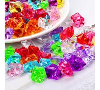 ANDARS 1000 Pièces Diamants Colorés et Enfants Diamant Jouet | Diamants Acryliques Colorés pour Mariages, Fêtes, Remplissage de Vases, Décoration Artisanale, Chasse au Trésor Pirate