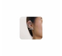 Andelaisi Boucles d'oreilles en forme de dragon punk - Style gothique - En argent - Pour cartilage - Style vintage - Bijoux pour femme