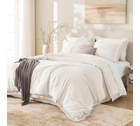 Andency Parure de lit 3 pièces légère et Moelleuse de Style bohème pour très Grand lit, Toutes Saisons (Couette de 264,2 x 228,6 cm et 2 taies d'oreiller)