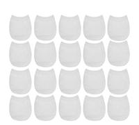 ANDERK 10 paires Femmes Basses Chaussettes Coton Invisibles Courtes Décontractées Chaussettes Respirantes Sneaker Demi, Blanc