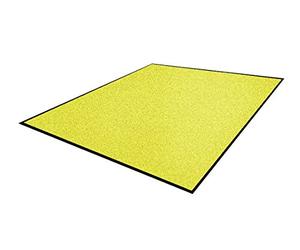 Andersen 1963191 8452# Classic Impressions Plus Solid Tapis Nylon pour un Usage à l'Intérieur, Semelle en Caoutchouc Nitrile, 1224gr/M2, 85 cm Largeur x 150 cm Longueur, Citron