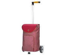 ANDERSEN Chariot de courses Famke rouge 47 l tendance, thermique, aluminium, poignée ergonomique, hauteur réglable, roue à roulement à billes