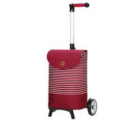 ANDERSEN Chariot de courses Fun Tilde rouge 37 l de qualité supérieure, moderne, en aluminium, poignée ergonomique, léger