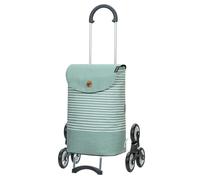 ANDERSEN Chariot de courses Scala Sh. Tilde Mint 37 l, de qualité supérieure, moderne, souple, roues amovibles, monte-escalier