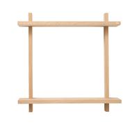 Andersen Furniture Étagère murale Treat double Oak. 50x12x50 cm