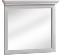 Andersen Palace Miroir de salle de bain classique dans un cadre décoratif blanc, 85x76 cm