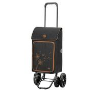 Andersen Quattro Shopper Erbo Chariot de courses Noir 45 L Grand thermique polyvalent Hauteur réglable Roues silencieuses Multifonction Roues amovibles, 185-217-80