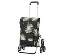ANDERSEN Royal Sh. Signe Chariot de courses élégant en aluminium imperméable pliable avec roues amovibles Noir 51 l