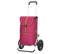 Andersen Royal Shopper Auke Rubis Chariot de courses 46 l Sac à dos amovible en aluminium Pliable Roue à roulement à billes pneumatique, 162-222-70