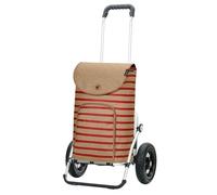 ANDERSEN Royal Shopper Eske Chariot de courses 47 l Rouge Chariot à main moderne durable Shopping Aluminium Pliable Roue à billes pneumatique