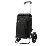 ANDERSEN Royal Shopper Hydro 3.0 Chariot de courses, noir, 62 l, pour vélo, sac à dos, thermique, en aluminium, pliable, roue à roulement à billes pneumatique