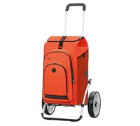 ANDERSEN Royal Shopper Hydro 3.0 Chariot de courses Orange 62 l Vélo Chariot de courses Sac à dos thermique en aluminium pliable Roue à roulement à billes