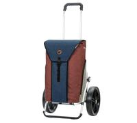 ANDERSEN Royal Shopper Oli.P 2.0 Chariot de courses Bleu 50 l Chariot de courses thermique en aluminium pliable avec roulement à billes