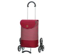 ANDERSEN Scala Sh. Tilde Chariot de courses avec escalier Rouge 37 l Qualité supérieure Moderne Facile à manier Roues amovibles