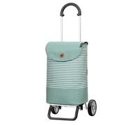 ANDERSEN Scala Shopper Plus Tilde Mint Chariot de courses 37 l de qualité supérieure en aluminium moderne, pliable, léger, roues amovibles
