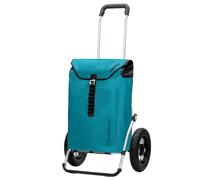 Andersen Shopper Cabas 'Royal' turquoise / noir, Taille One Size