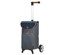 Andersen Shopper Cabas 'Unus Fun Famke' bleu / cognac / blanc, Taille One Size