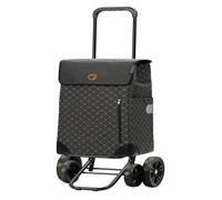 Andersen SHOPPER MANUFAKTUR Chariot de courses anthracite blanc pour femme - Quattro Shopper Sofia 43L Anthracite 175344
