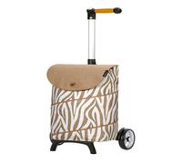 Andersen SHOPPER MANUFAKTUR Chariot de courses beige blanc pour femme Unus Shopper Fun Tyra Zebra 266844