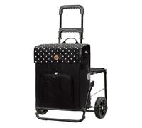 Andersen SHOPPER MANUFAKTUR Chariot de courses noir pour femme - Komfort Shopper Malit 45L 175310