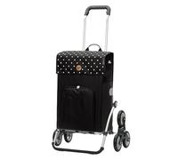 Andersen Shopper MANUFAKTUR Chariot de Courses Treppensteiger Royal Shopper Malit 45L Black Noir