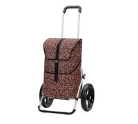 Andersen Shopper Royal Aluminium Pliable avec Roue à roulement à Billes Ø 29 cm et 46 Litre Sacoche Imea Rose